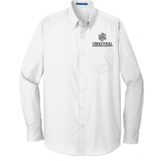 UCC Port Authority Long Sleeve Carefree Poplin Shirt